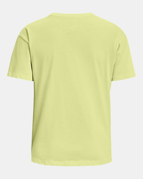 Women's UA Text Heavyweight Short Sleeve in Green image number 5